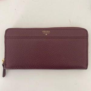 Fossil Burgundy Wallet